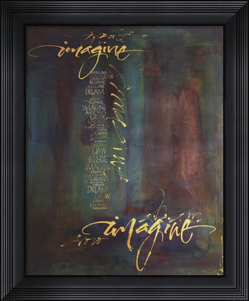 Framed Imagine Print