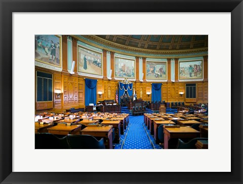 Framed Massachusetts State House, Boston Print