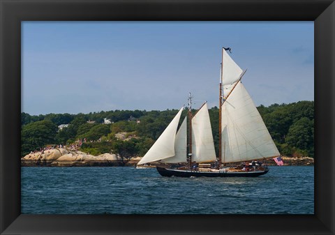 Framed Annual Schooner Festival, Massachusetts Print