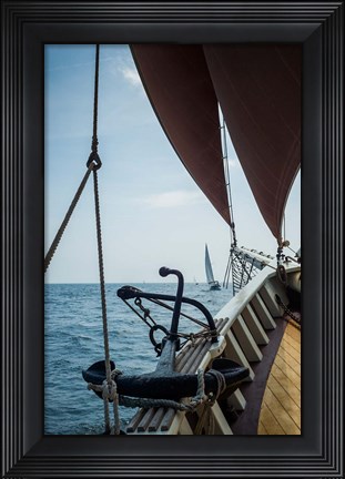 Framed Annual Schooner Festival, Anchor, Massachusetts Print