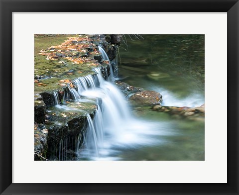 Framed Lower Au Train Falls, Michigan Print