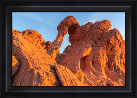 Framed Fire State Park&#39;s Elephant Rock, Nevada Print