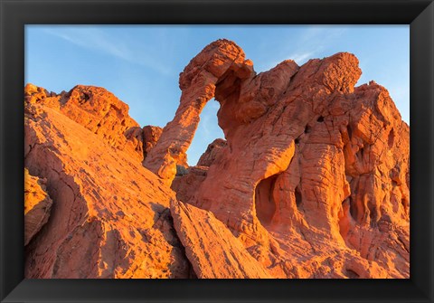 Framed Fire State Park&#39;s Elephant Rock, Nevada Print