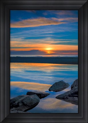 Framed Cape May Sunset, New Jersey Print