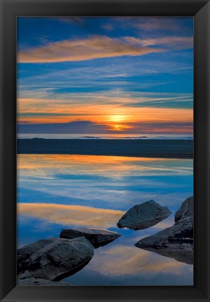 Framed Cape May Sunset, New Jersey Print