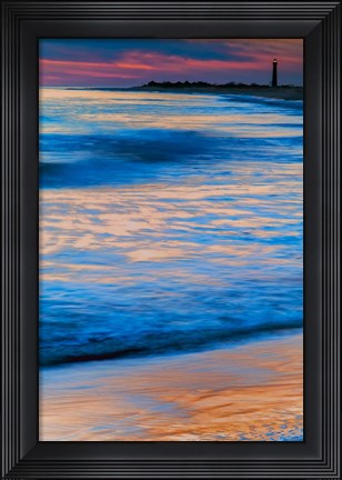 Framed Cape May Lighthouse, New Jersey Print