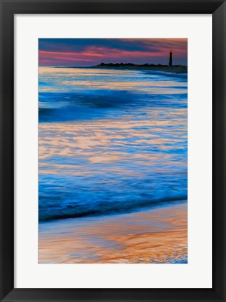 Framed Cape May Lighthouse, New Jersey Print