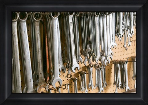 Framed Variety Of Wrenches, New Mexico Print