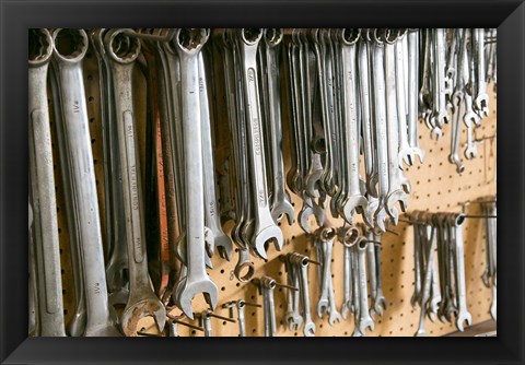 Framed Variety Of Wrenches, New Mexico Print