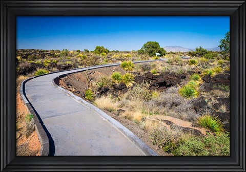 Framed Malpais Nature Trail, New Mexico Print