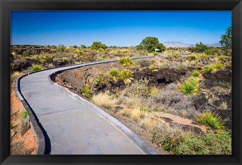 Framed Malpais Nature Trail, New Mexico Print