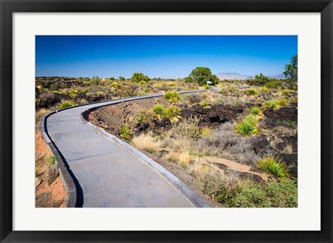 Framed Malpais Nature Trail, New Mexico Print