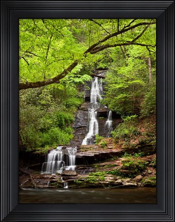 Framed Tom Branch Falls, North Carolina Print