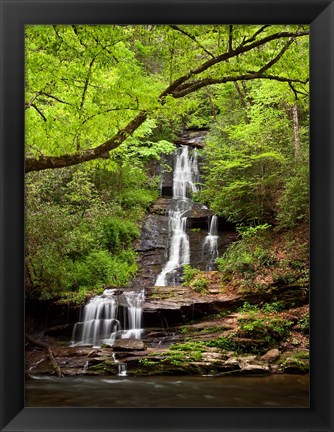 Framed Tom Branch Falls, North Carolina Print