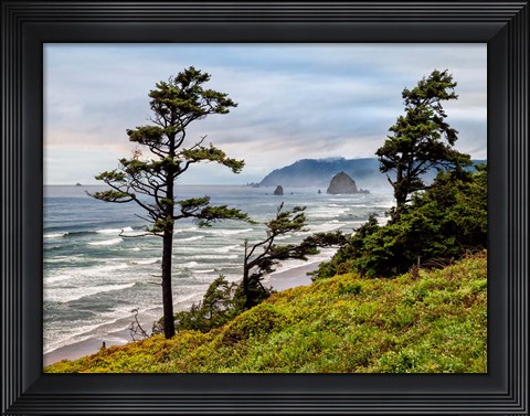Framed Cannon Beach, Oregon Print