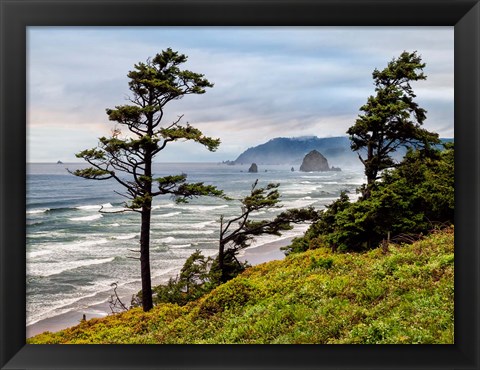 Framed Cannon Beach, Oregon Print