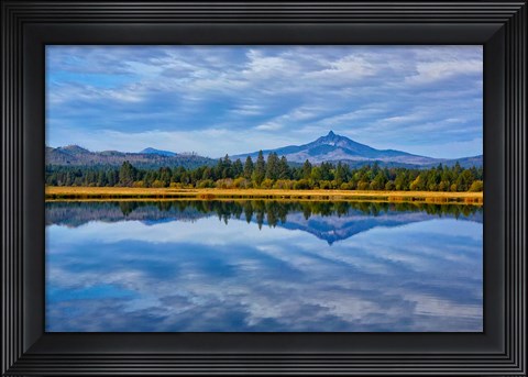 Framed Black Butte Ranch Panorama, Oregon Print