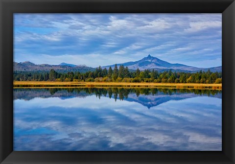 Framed Black Butte Ranch Panorama, Oregon Print