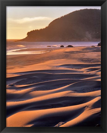 Framed Cape Sebastian, Oregon Print