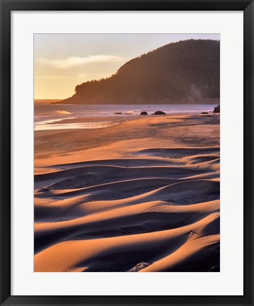 Framed Cape Sebastian, Oregon Print