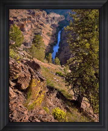 Framed Deschutes Canyon Landscape, Oregon Print