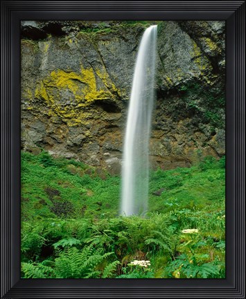Framed Elowah Falls, Oregon Print