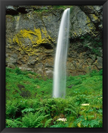 Framed Elowah Falls, Oregon Print