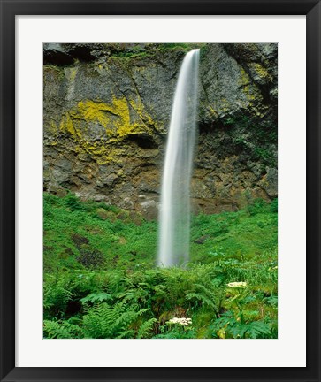 Framed Elowah Falls, Oregon Print