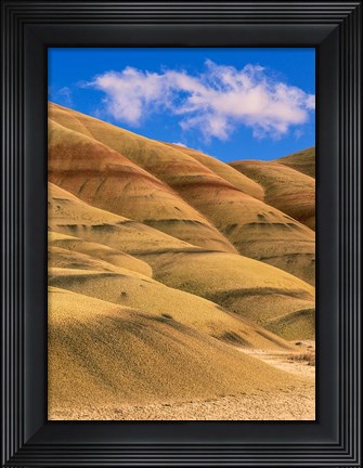 Framed Painted Hills Unit, John Day Fossil Beds National Monument, Oregon Print