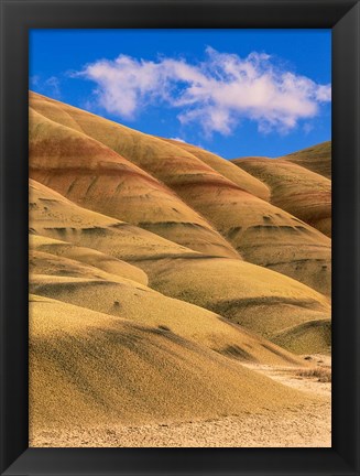 Framed Painted Hills Unit, John Day Fossil Beds National Monument, Oregon Print