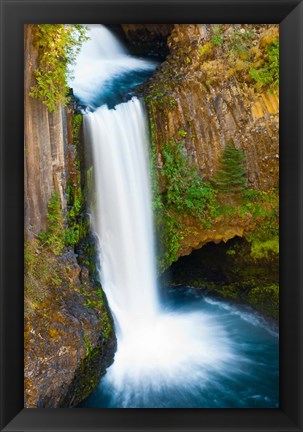 Framed Toketee Falls, Umpqua National Forest, Oregon Print