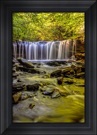 Framed Oneida Falls Cascade, Pennsylvania Print