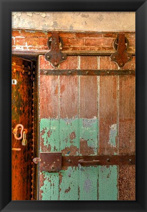 Framed Abandoned Prison Detail, Pennsylvania Print