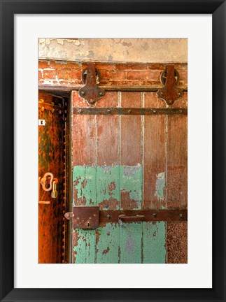 Framed Abandoned Prison Detail, Pennsylvania Print