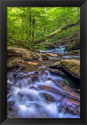 Framed Kitchen Creek Cascade, Pennsylvania Print