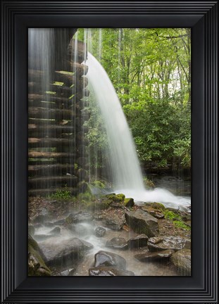 Framed Water Coursed Through Mingus Mill Print