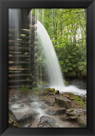 Framed Water Coursed Through Mingus Mill Print