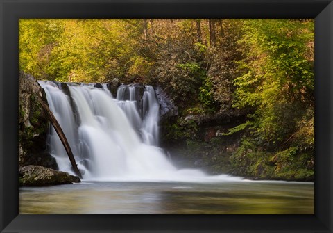 Framed Abrams Falls Landscape, Great Smoky Mountains National Park Print