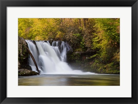 Framed Abrams Falls Landscape, Great Smoky Mountains National Park Print