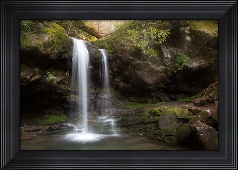Framed Grotto Falls, Tennessee Print