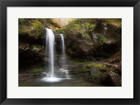 Framed Grotto Falls, Tennessee Print