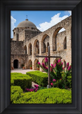 Framed Mission San Jose Architecture Print
