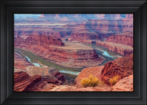 Framed Colorado River Gooseneck Formation, Utah Print