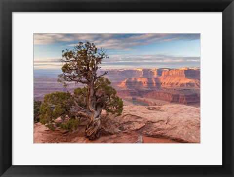 Framed Sunrise At Dead Horse Point State Park, Utah Print