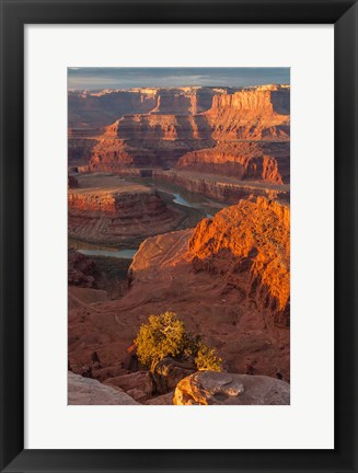 Framed Sunrise On The Colorado River, Utah Print