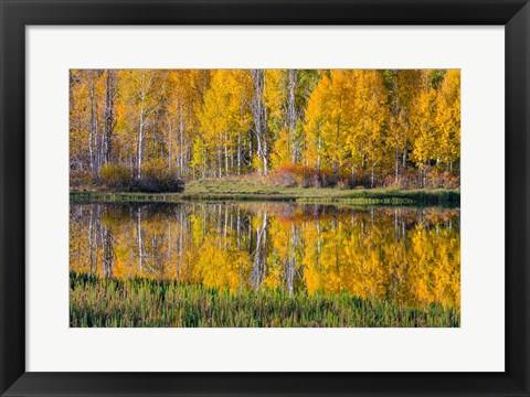 Framed Round Lake Panorama, Utah Print