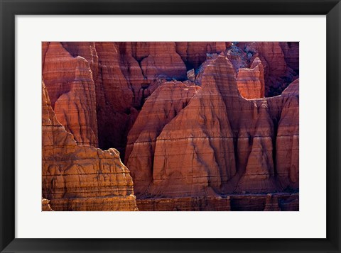 Framed Eroded Cliffs In Capitol Reef National Park, Utah Print