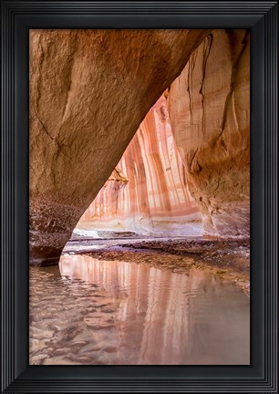 Framed Slide Arch In Paria Canyon, Utah Print