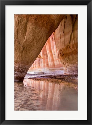 Framed Slide Arch In Paria Canyon, Utah Print