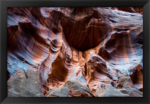 Framed Paria Canyon, Vermillion Cliffs Wilderness, Southern Utah Print